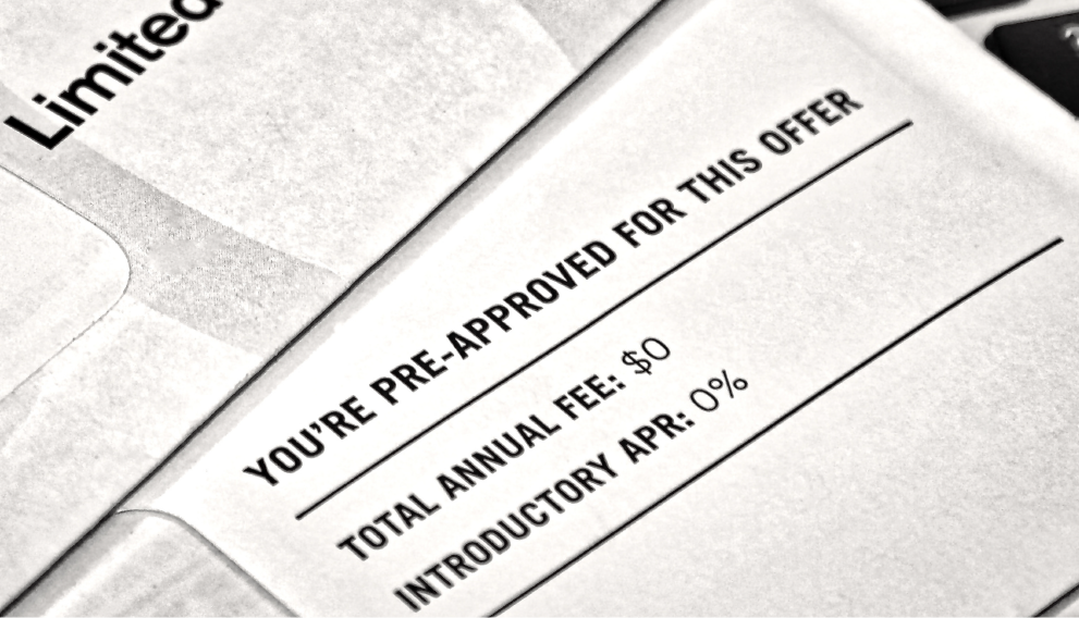 Tired of Receiving Pre-Screened Credit Offers? 